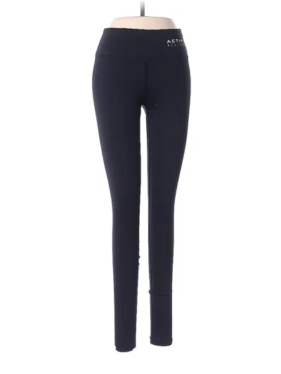 Pre-owned Assorted Brands Active Pants In Black