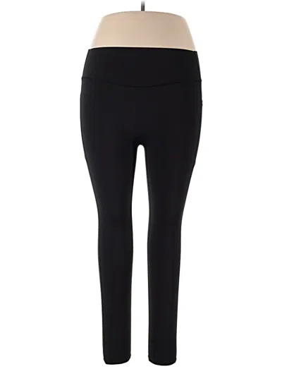 Pre-owned Assorted Brands Active Pants In Black