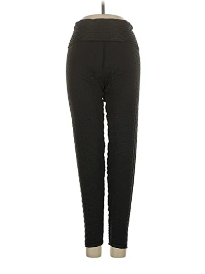 Pre-owned Assorted Brands Active Pants In Black