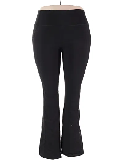 Pre-owned Assorted Brands Active Pants In Black