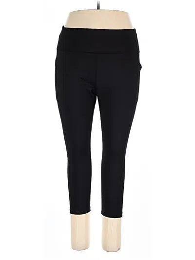Pre-owned Assorted Brands Active Pants In Black