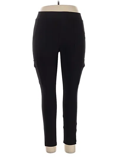 Pre-owned Assorted Brands Active Pants In Black