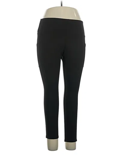 Pre-owned Assorted Brands Active Pants In Black