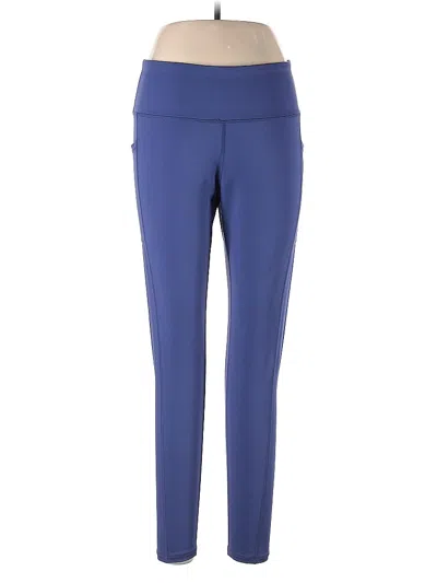 Pre-owned Assorted Brands Active Pants In Blue