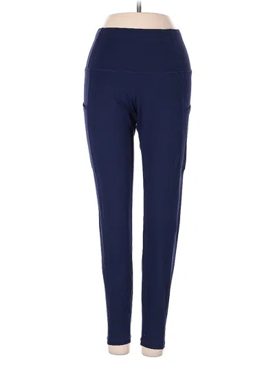 Pre-owned Assorted Brands Active Pants In Blue