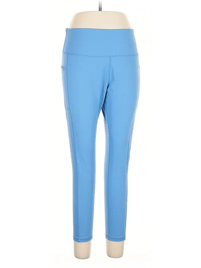 Pre-owned Assorted Brands Active Pants In Blue