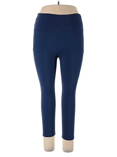 Pre-owned Assorted Brands Active Pants In Blue