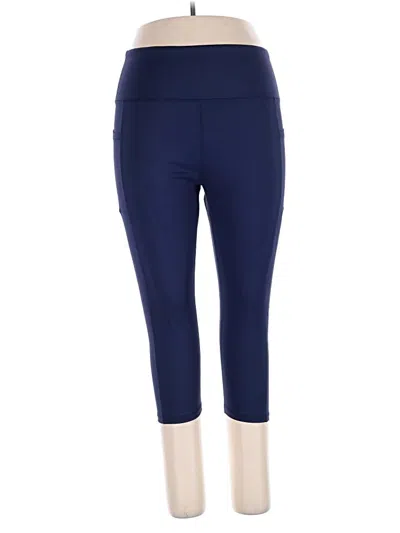 Pre-owned Assorted Brands Active Pants In Blue