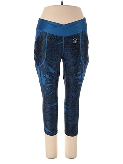 Pre-owned Assorted Brands Active Pants In Blue