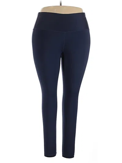 Pre-owned Assorted Brands Active Pants In Blue