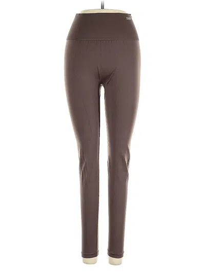 Pre-owned Assorted Brands Active Pants In Brown
