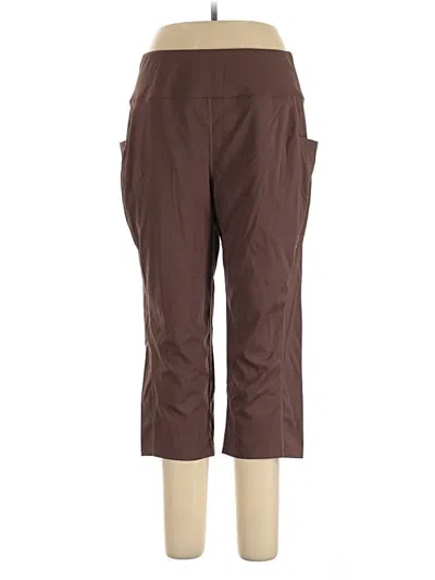 Pre-owned Assorted Brands Active Pants In Brown
