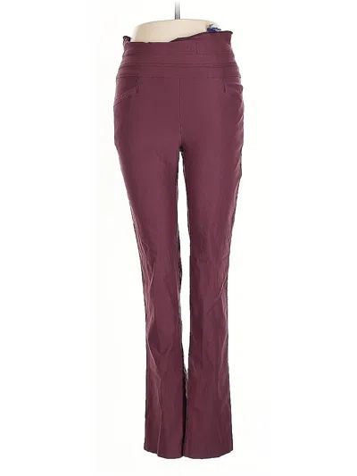 Pre-owned Assorted Brands Active Pants In Burgundy