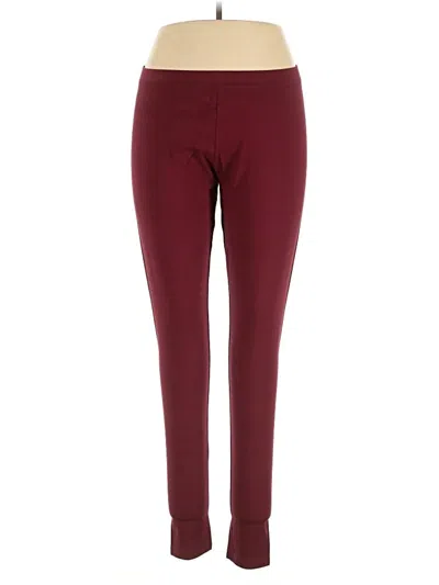 Pre-owned Assorted Brands Active Pants In Burgundy