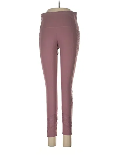Pre-owned Assorted Brands Active Pants In Burgundy
