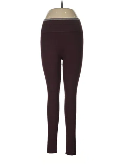 Pre-owned Assorted Brands Active Pants In Burgundy