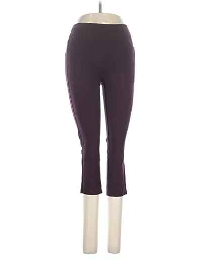 Pre-owned Assorted Brands Active Pants In Burgundy