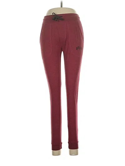 Pre-owned Assorted Brands Active Pants In Burgundy