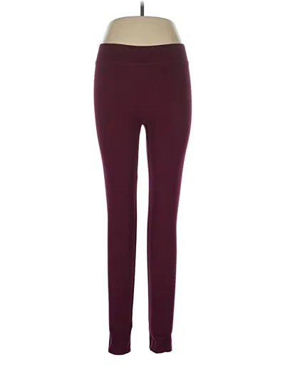 Pre-owned Assorted Brands Active Pants In Burgundy