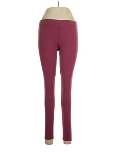 Pre-owned Assorted Brands Active Pants In Burgundy