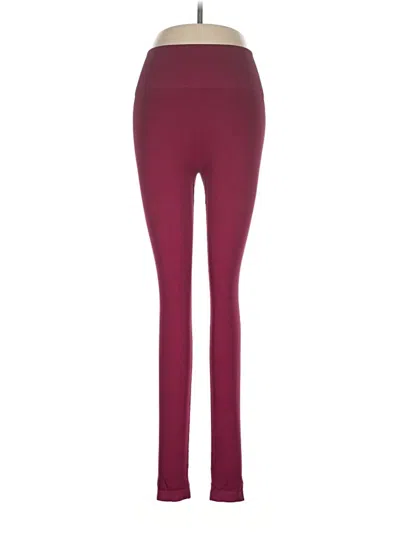 Pre-owned Assorted Brands Active Pants In Burgundy