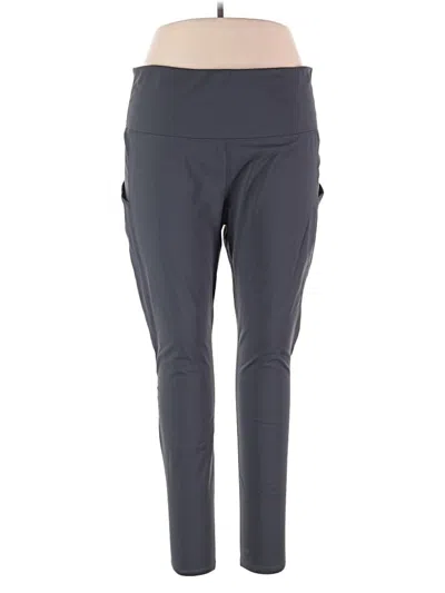 Pre-owned Assorted Brands Active Pants In Gray