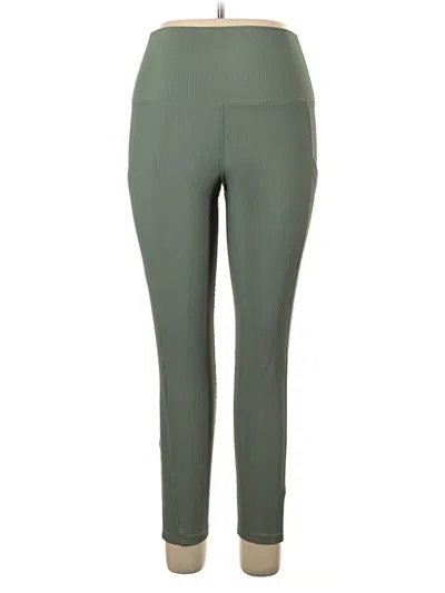 Pre-owned Assorted Brands Active Pants In Green