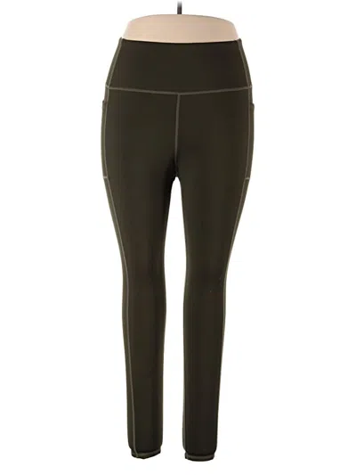 Pre-owned Assorted Brands Active Pants In Green