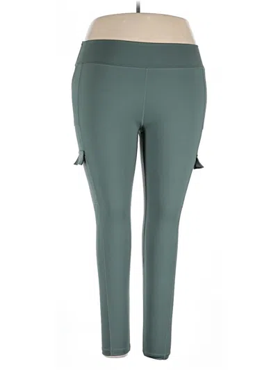 Pre-owned Assorted Brands Active Pants In Green