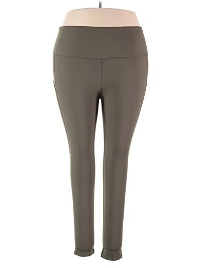 Pre-owned Assorted Brands Active Pants In Green