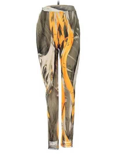 Pre-owned Assorted Brands Active Pants In Orange