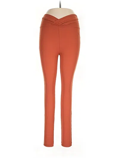 Pre-owned Assorted Brands Active Pants In Orange