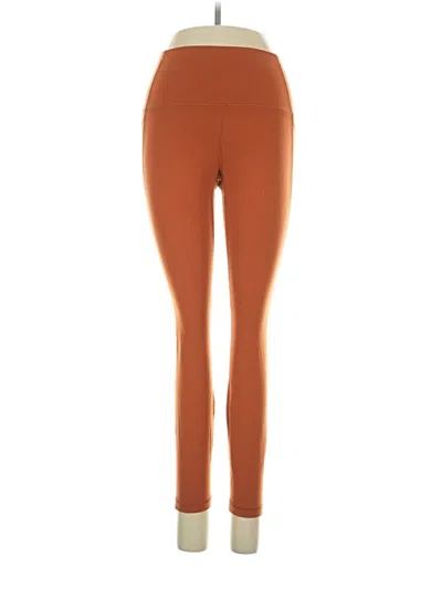 Pre-owned Assorted Brands Active Pants In Orange