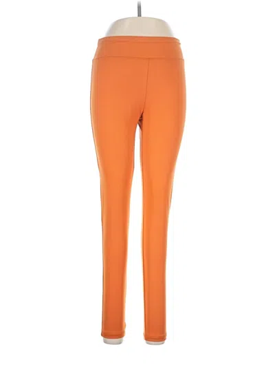 Pre-owned Assorted Brands Active Pants In Orange