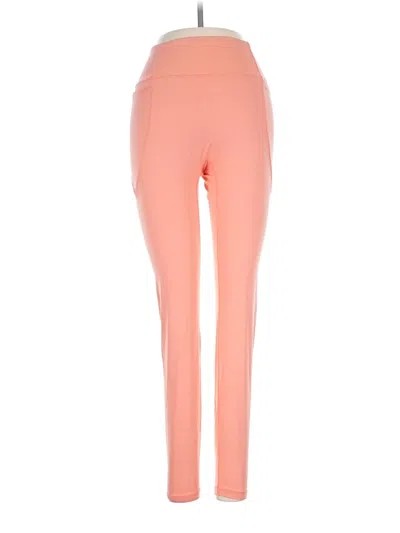 Pre-owned Assorted Brands Active Pants In Orange