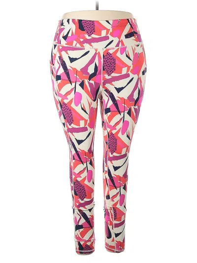 Pre-owned Assorted Brands Active Pants In Pink