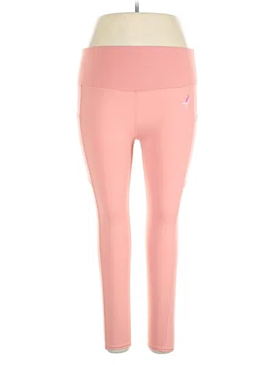 Pre-owned Assorted Brands Active Pants In Pink