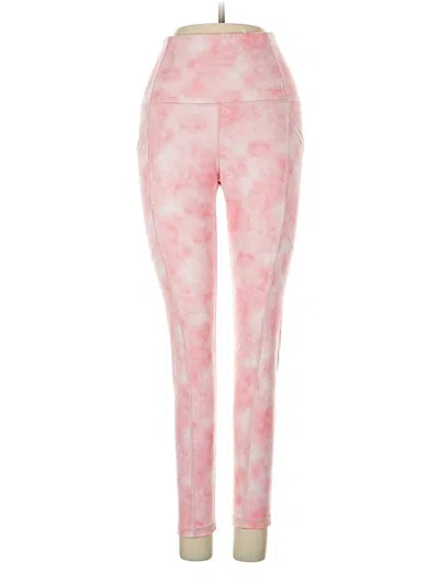 Pre-owned Assorted Brands Active Pants In Pink