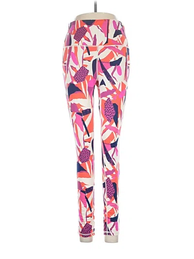 Pre-owned Assorted Brands Active Pants In Pink