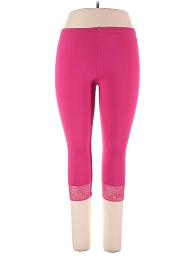 Pre-owned Assorted Brands Active Pants In Pink
