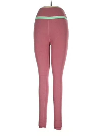 Pre-owned Assorted Brands Active Pants In Pink