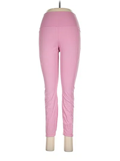 Pre-owned Assorted Brands Active Pants In Pink