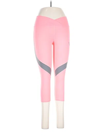 Pre-owned Assorted Brands Active Pants In Pink
