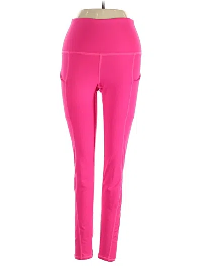 Pre-owned Assorted Brands Active Pants In Pink