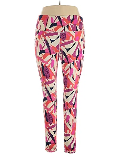 Pre-owned Assorted Brands Active Pants In Pink