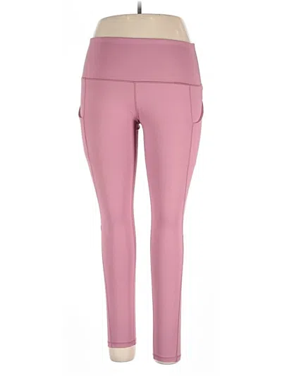 Pre-owned Assorted Brands Active Pants In Pink