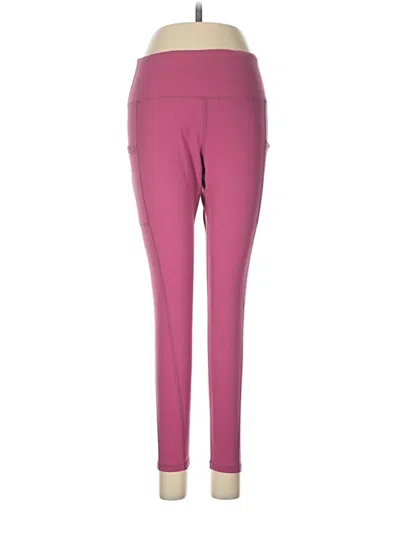 Pre-owned Assorted Brands Active Pants In Pink