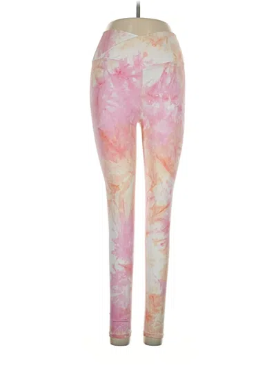 Pre-owned Assorted Brands Active Pants In Pink