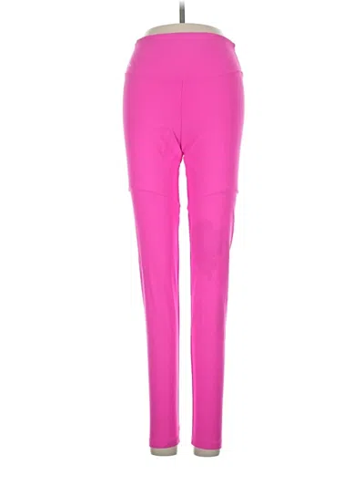 Pre-owned Assorted Brands Active Pants In Pink