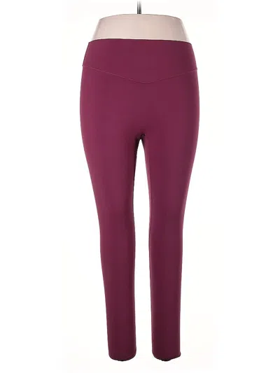 Pre-owned Assorted Brands Active Pants In Purple